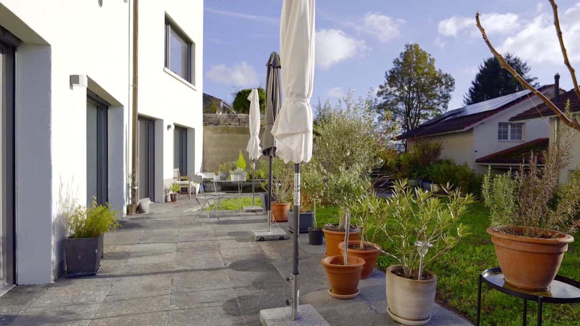 Gartenwohnung Im Modernen Stil Unterkulm المظهر الخارجي الصورة